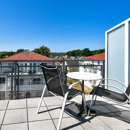Penthouse Fuer 2 Bis 3 Personen Mit Herrlichen Blick Ueber Ostseebad * Binz